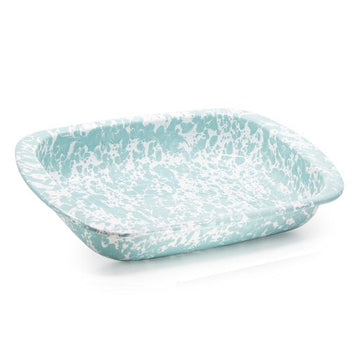 Baking Pan, Sea Glass Swirl Enamelware